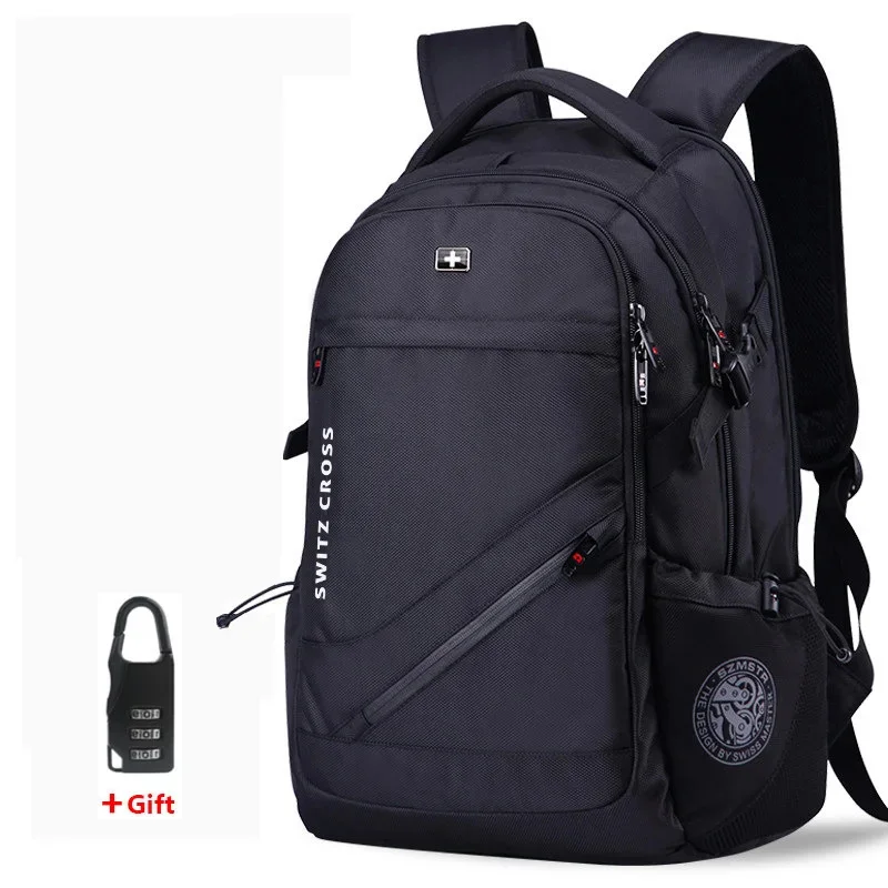 

mochila Swiss Men's anti theft Backpack USB Notebook School Travel Bags waterproof Business 15.6 17 inch laptop backpack women