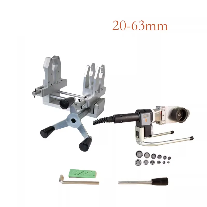 Portable PPH hot melt welding machine PVDF socket welding machine high altitude butt welding fixture