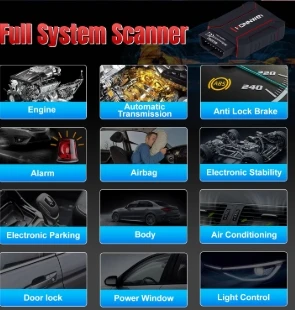MAXOBD All Systems OBD2 Scanner, Car Fault Code Reader Diagnostic Scan Tool