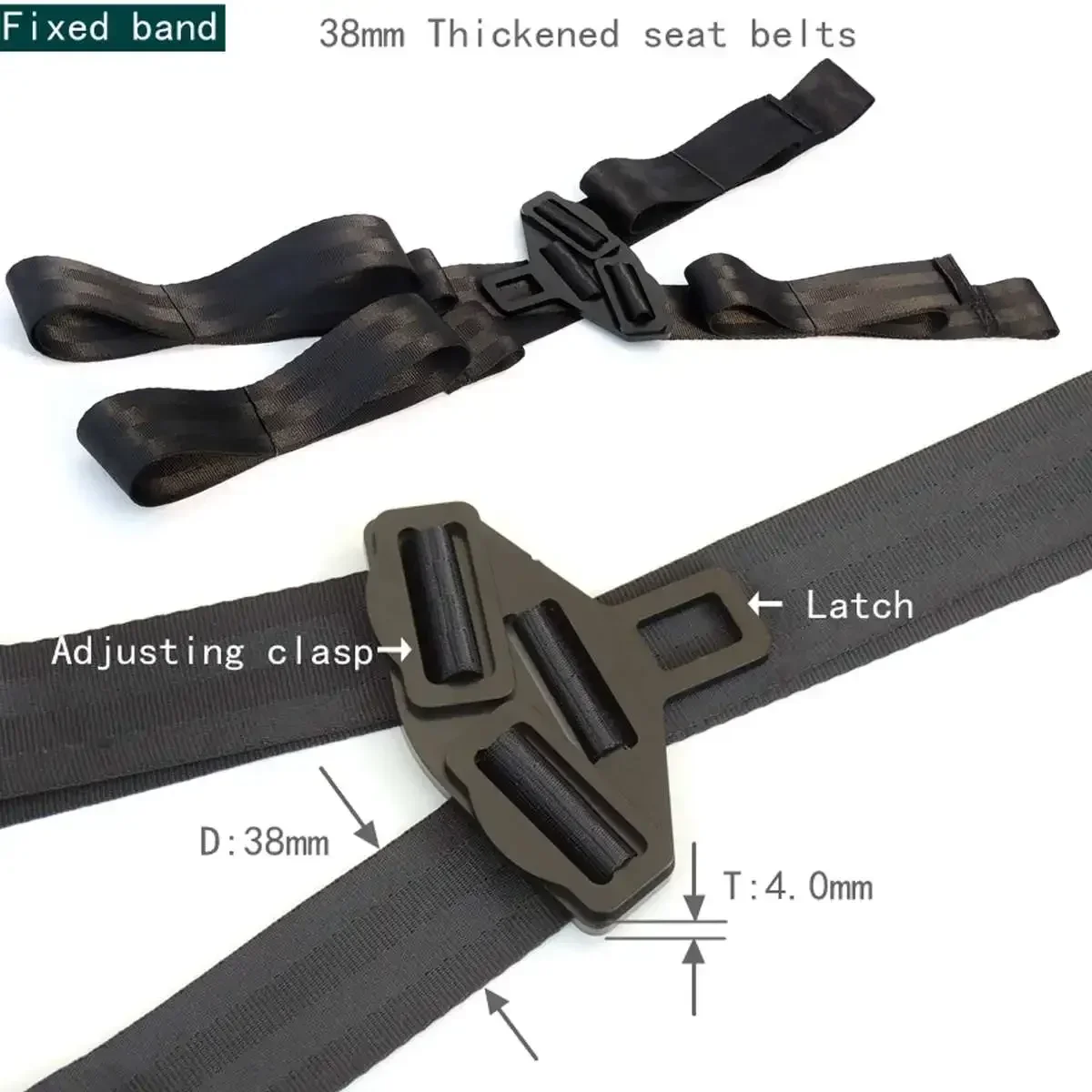 for Thicken Steel ISOFIX Interface Seat Belt Latch Bracket Retainer Universal For Child Safety Replacement Parts