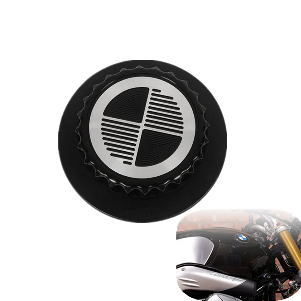 MOTO4U Motorcycle Aluminum Fuel Tank Cap Oil Cap Rotate Open Quickly Remove Gas Tank Cover Modification For BMW R NINET R9T