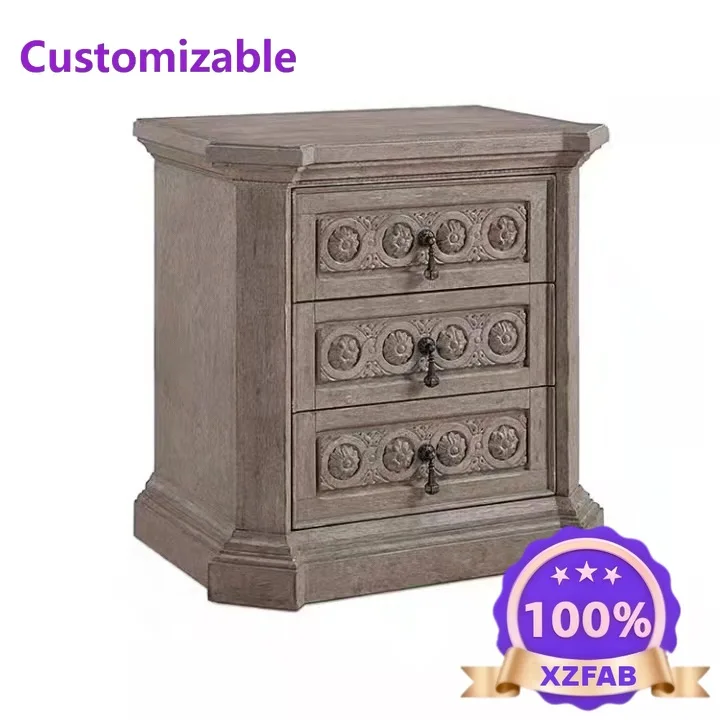 Factory Direct 2026 American light luxury solid wood bed modern simple French princess bed solid wood bed bedroom 1.8 meters dou