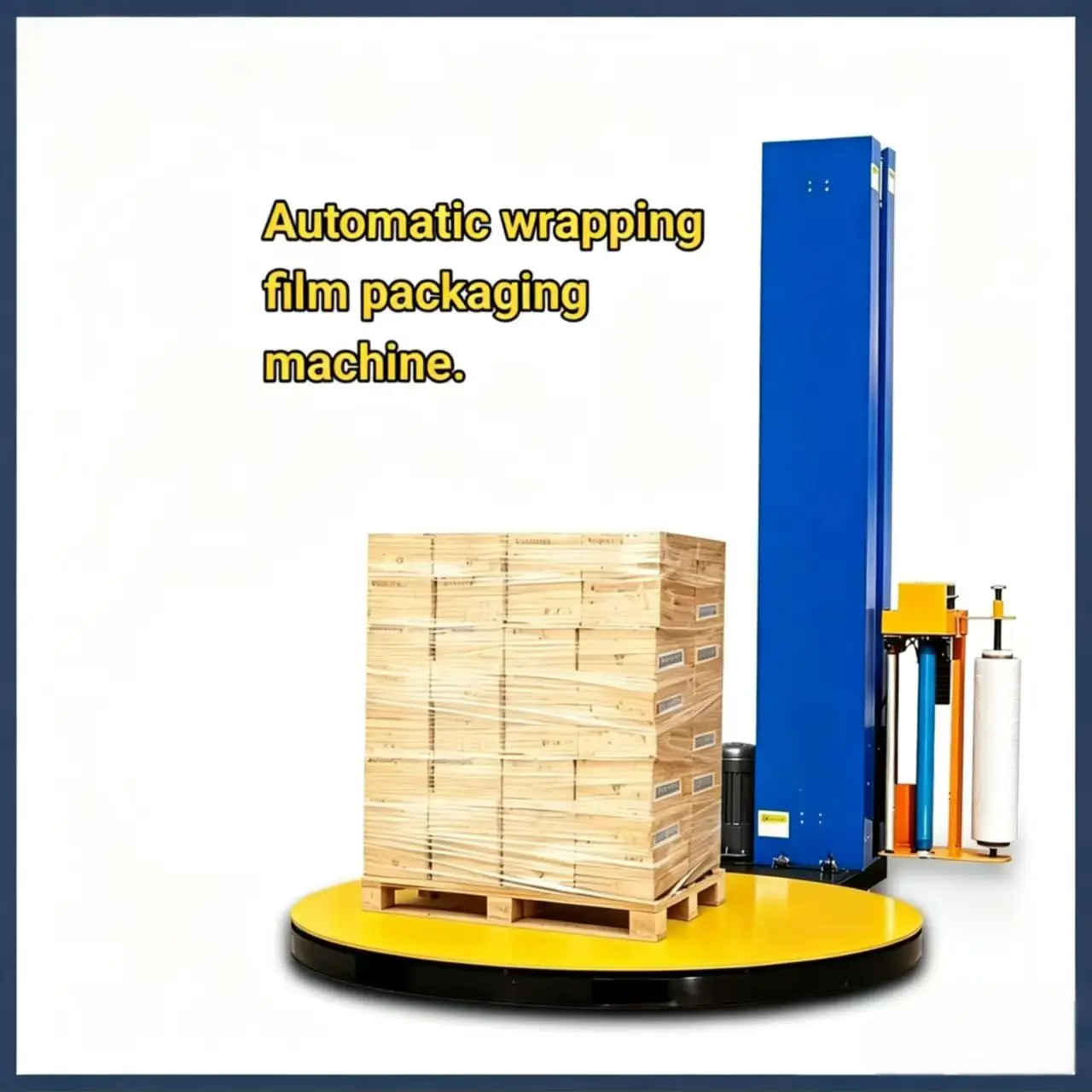 Wholesale Auto Pallet Wrapping Equipment for Industrial Film Packing Applications Smart Warp Pallet Wrapping Machine for Poland