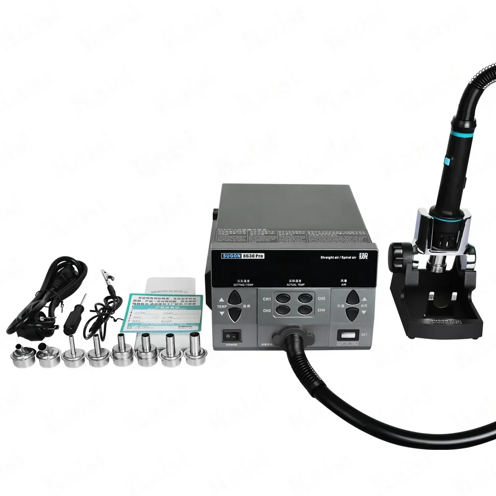 motherboard chip BGA hot air soldering stat hot salehot saleSUGON 8630 pro hot air gu.n 1300W mobile phone repair tool equipment
