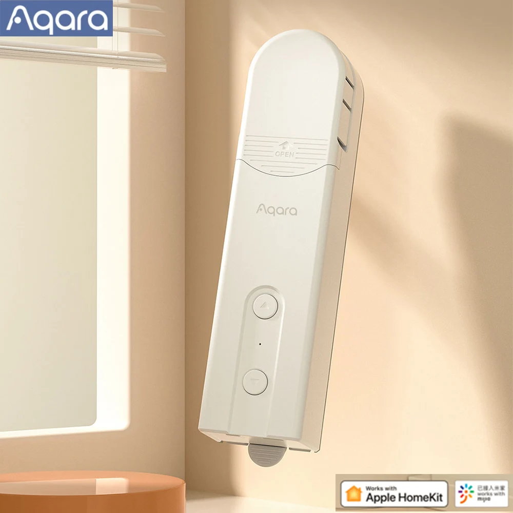 China Version Aqara Smart Roller Shade Driver E1 Zigbee 3.0 Easy Install Quick Charge Constant Power Supply Work Aqara APP