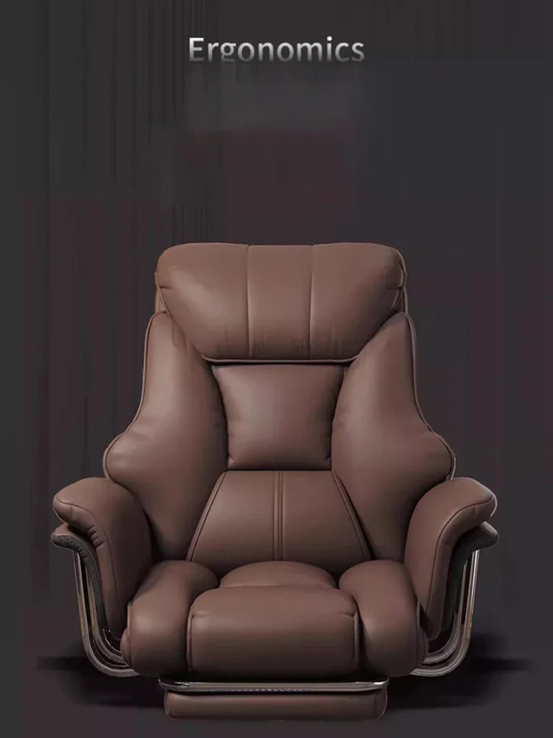 Silla De oficina cómoda y sedentaria para ordenador, mueble De oficina para juegos De jefe, taburete De tocador ajustable