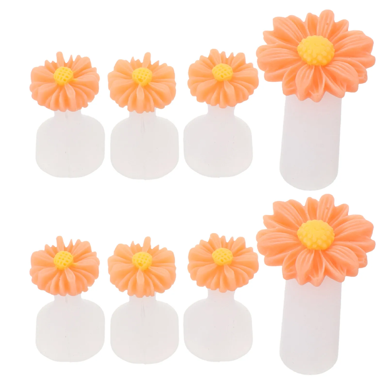 Daisy Flower Design Silicone Toe Spacers Nail Art Separators Pedicure Accessories Non-Irritating Flexible Fit for Sandals Flip