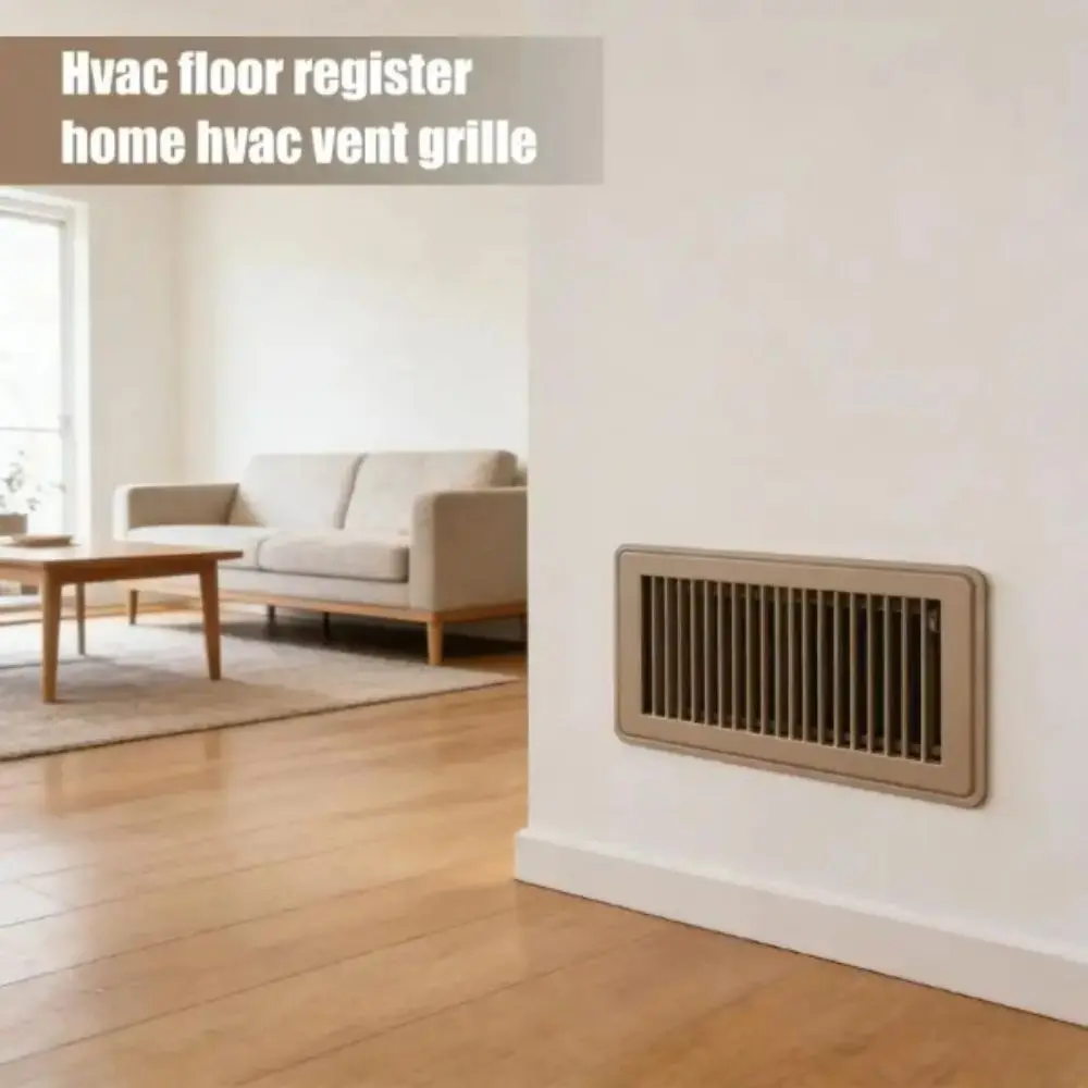 

Carbon Steel Floor Register Rustproof High Efficiency Metal Floor Vent Covers Easy to Install Adjustable Walkable Vent Covers