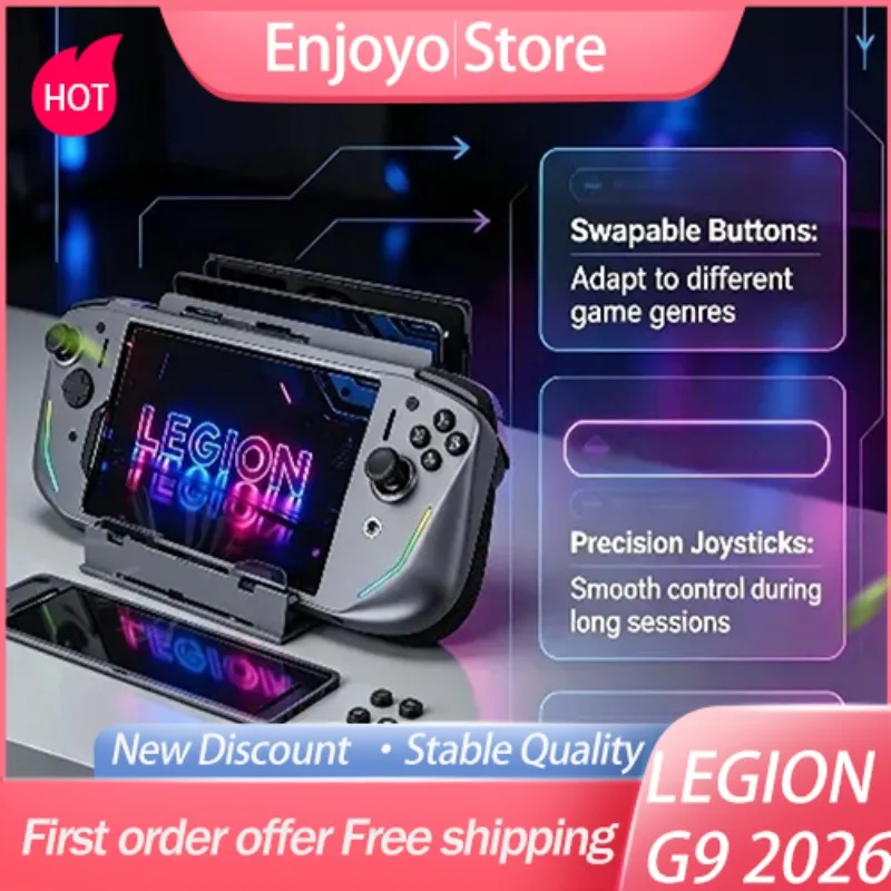 New G9 2026 Handheld Type‑C Wired Gamepad Hall‑Effect Joystick RGB Lighting Plug‑and‑Play for Legion Y700 Gen 5 Tablet Handheld