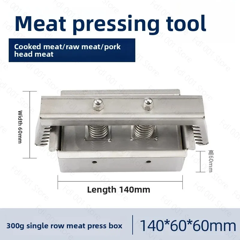Kitchen Cooked Meat Frozen Beef Roll Stainless Steel Forming Tool 1KG Ham Meat Pressing Toolbox