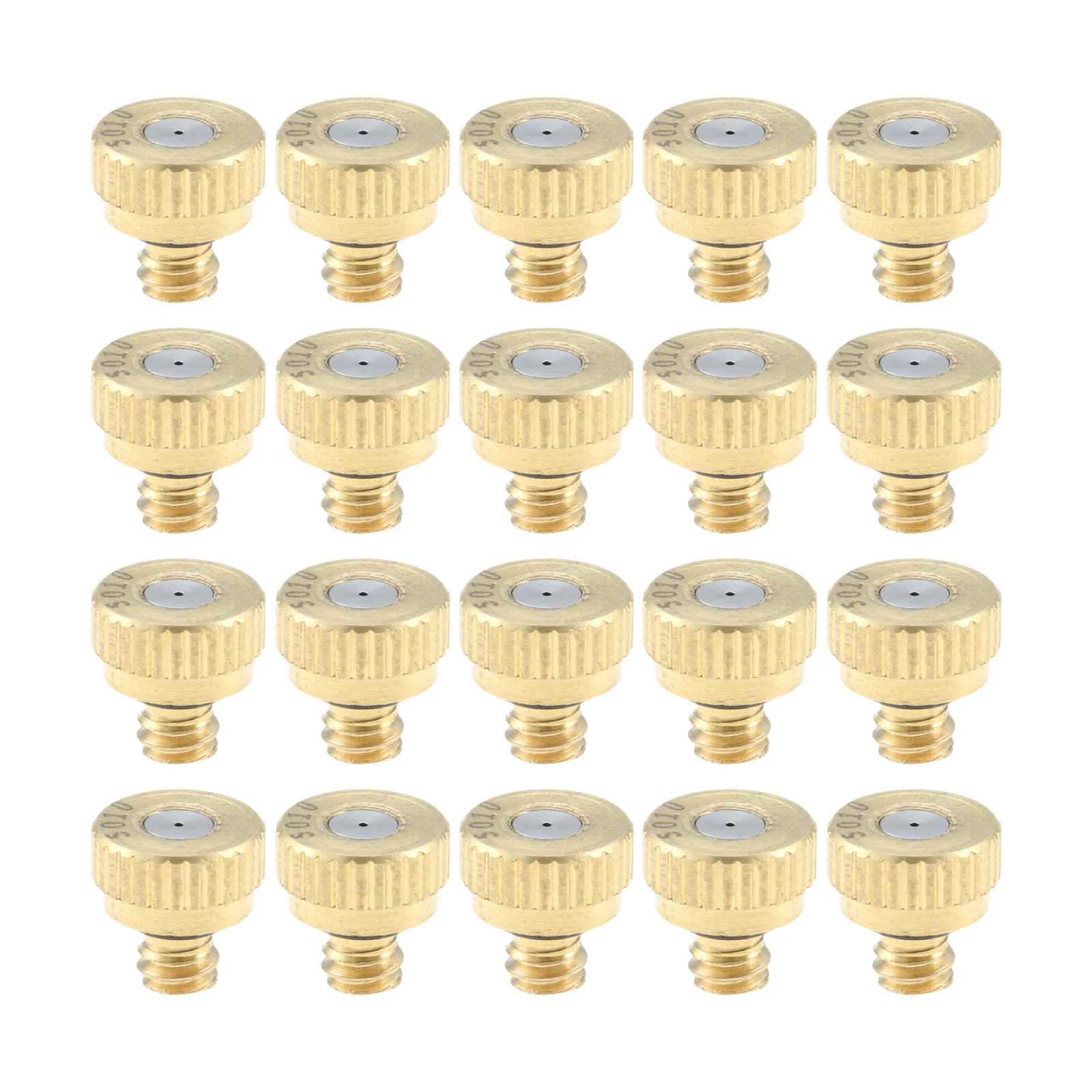 20pcs Brass Misting Nozzles with O Ring Heavy Duty Misting Nozzle 0.02