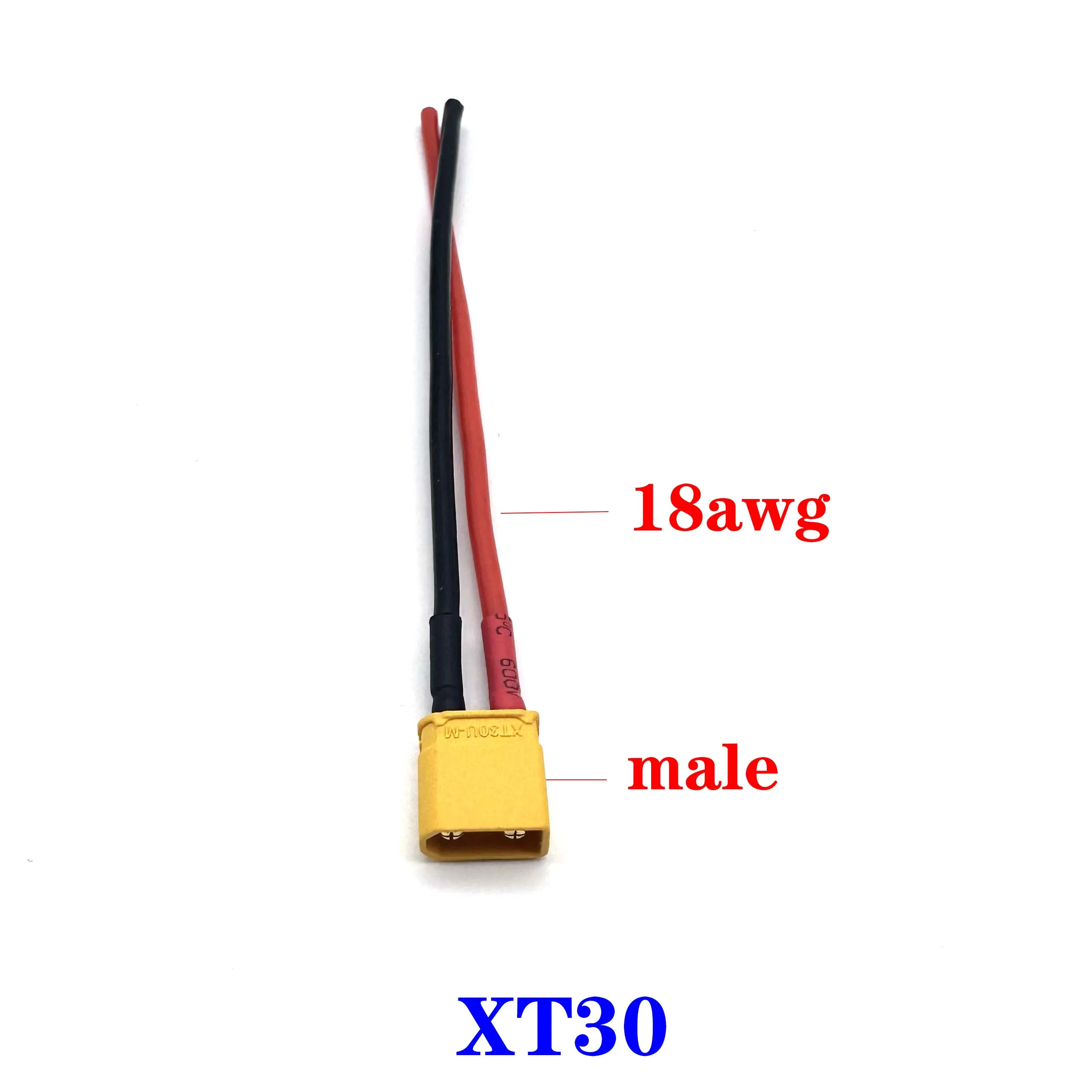 RC Battery Charger 18AWG 14AWG 12AWG 10AWG T-pulg XT60 XT90 EC3 EC5 Plug Male Female Extension Cable Wire Connector 10CM