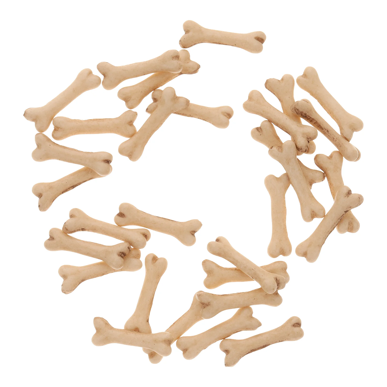 30 Pcs Cutting Machine Halloween Bone Model Man Cookie Cutters Bones Resin Dollhouse Accessories