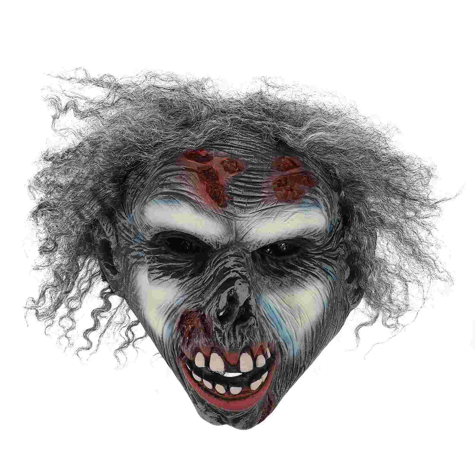 Halloween Costumes for Kids Scary Masks Adults Realistic Emulsion Masquerade Cosplay Child