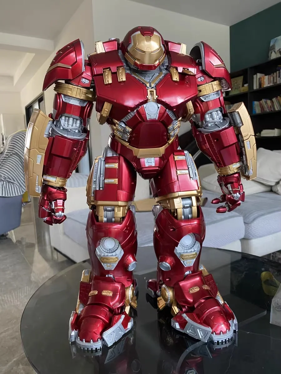 In Stock Marvel Original Fondjoy 1/7 Legends Iron Man Action Figure Mark Hulkooster Hulkbuster Armor Assembly Xmas Toys Gift