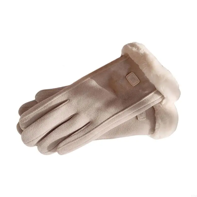 N7YE 2PCS Rękawiczki na zewnątrz Ekran dotykowy Przyjazne rękawiczki unisex zimne pogody na jazdę na nartach i codzienne podróże