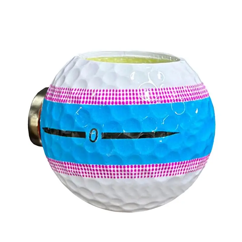 Golf Ball Appearance Cigar Holder With Magnet Cigar Clip For Golfer Can Be Adsorbed On The Cart Or Railing