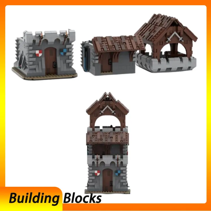 

Spot MOC-225975 1153 шт. Средневековый замок «сделай сам», сборка мелких частиц, строительные блоки, образовательная игрушка, модель, подарочный набор, украшения