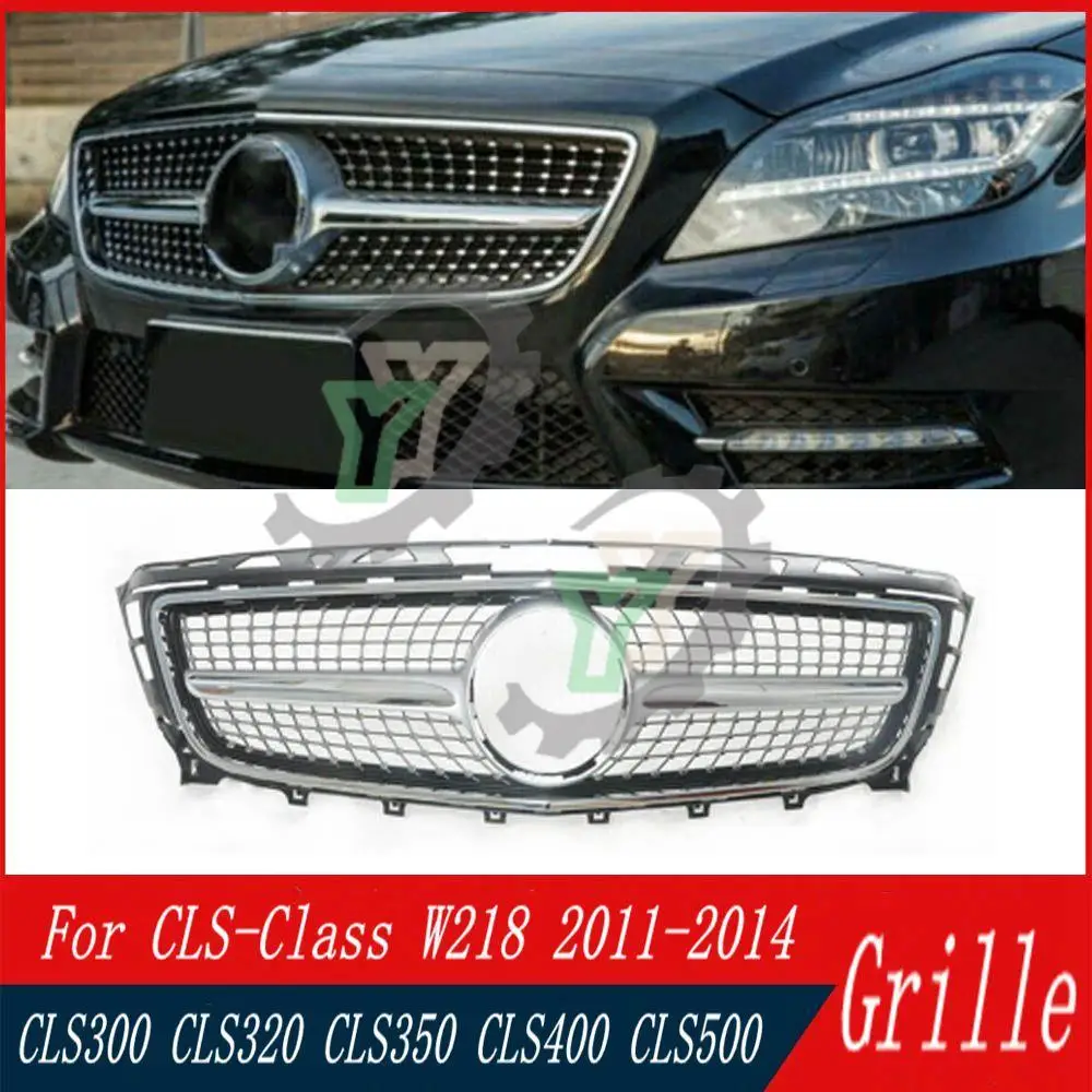 

Car Styling Front Bumper Grille Racing Grill For Mercedes Benz CLS-Class W218 CLS260 CLS300 CLS320 CLS350 CLS400 2011-2014