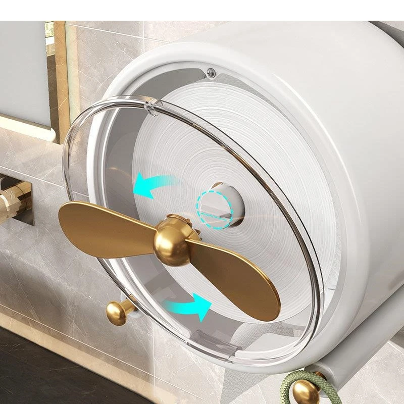 Minimalism Round Tissue Box Wash Towel Storage Punch Free Wall Mounted Paper Kitchen Hanging Boxes