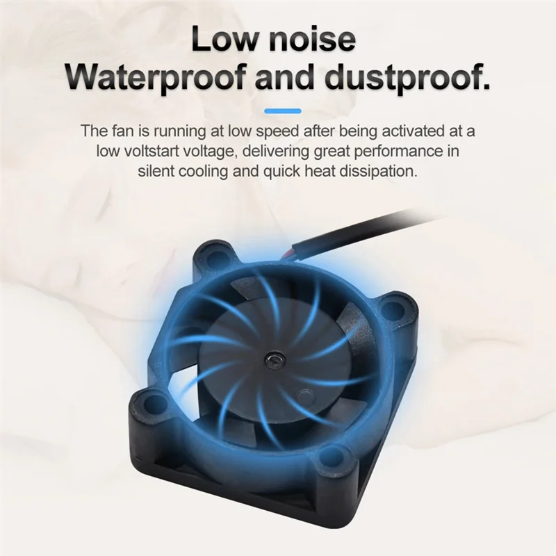 

Ball Bearing 2510 Fan For Ender 3 V3 SE Brushless Cooling Fan 3D Printer Hotend Axial Cooling Fan