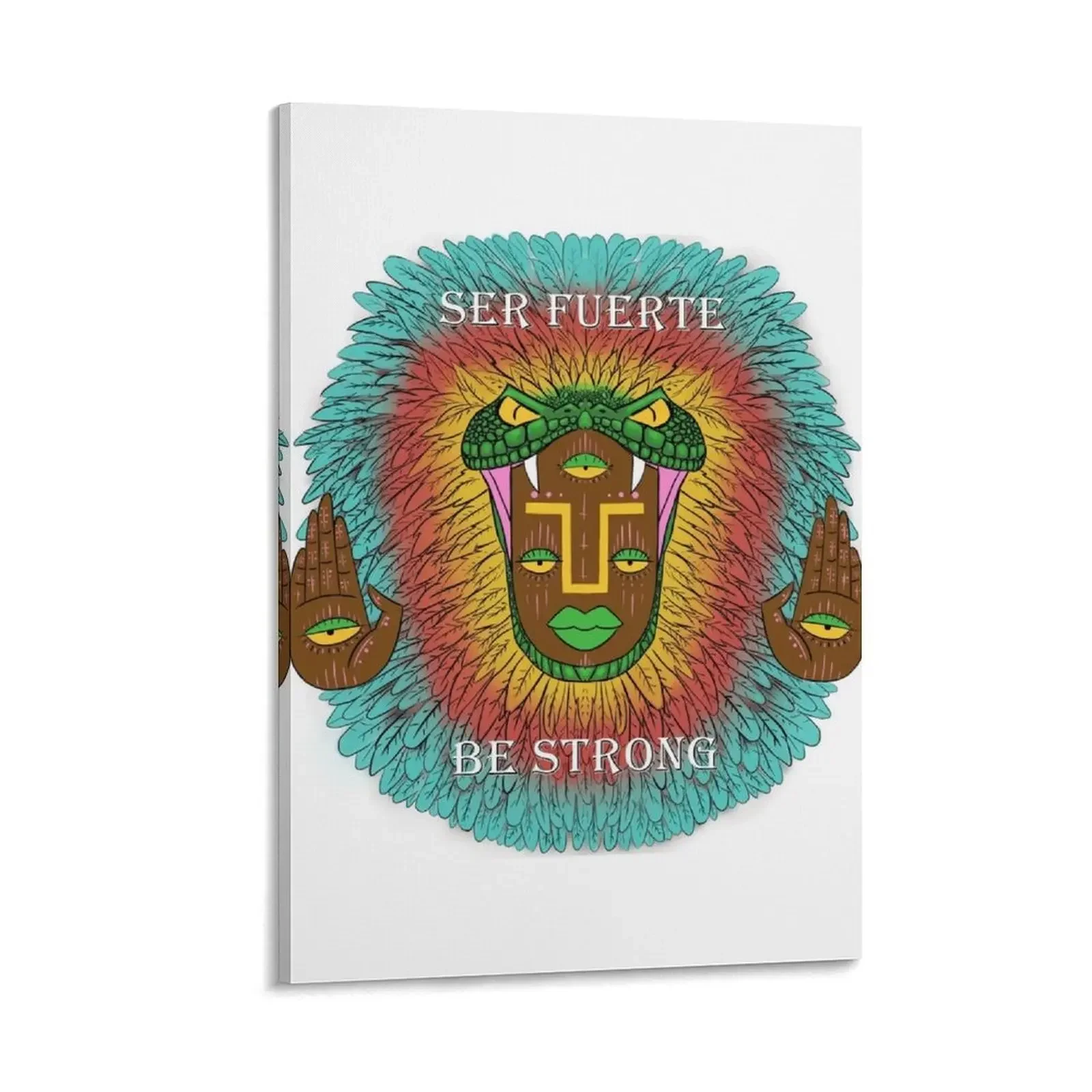 

Third eye Quetzalcoatl Canvas Painting decorative pictures for the room wall decoration painting house decorations