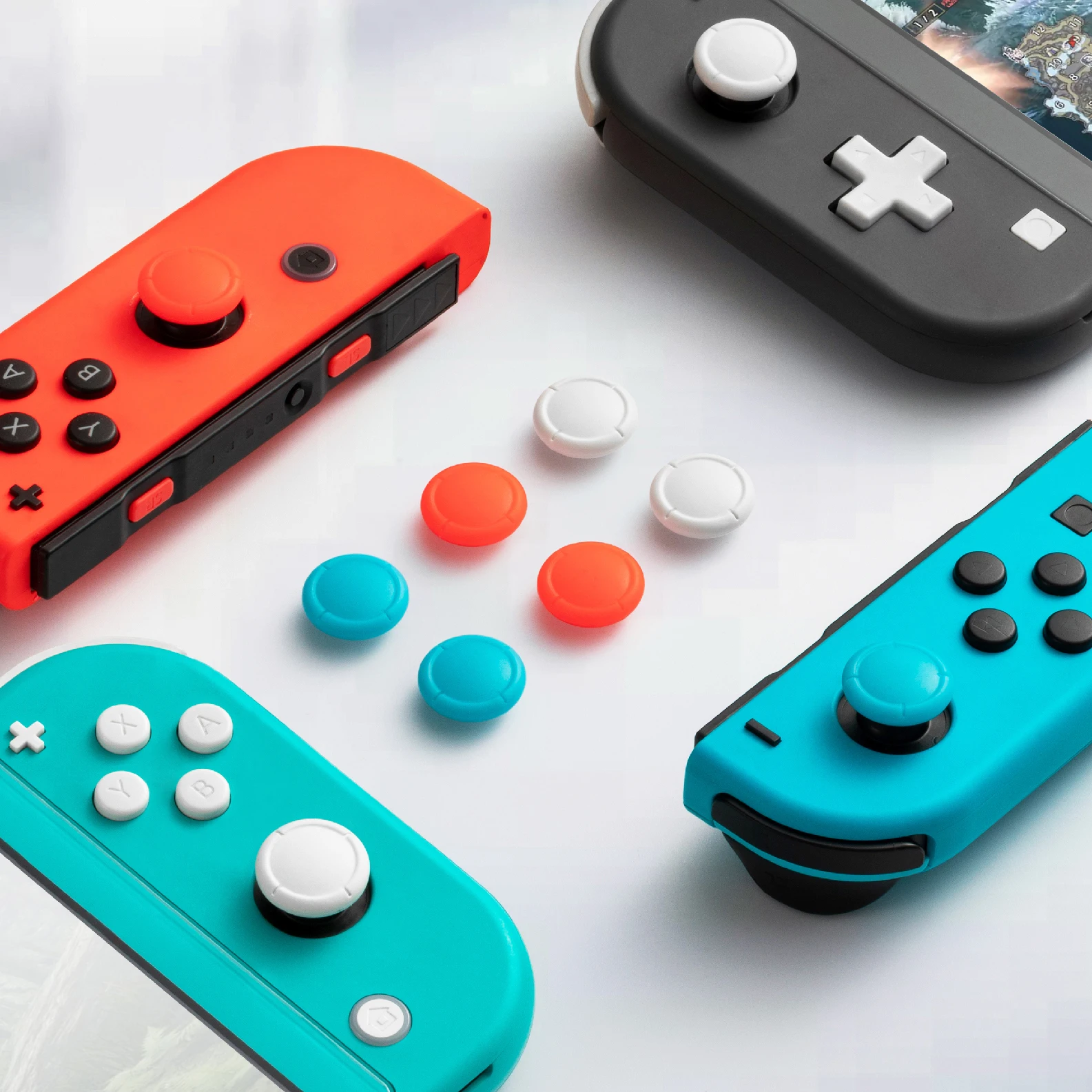 GuliKit Hall Joystick Replacement Cap For JOY-CON Support For Nintendo Switch,Switch Oled,Switch Lite Joystick Cap NS40T