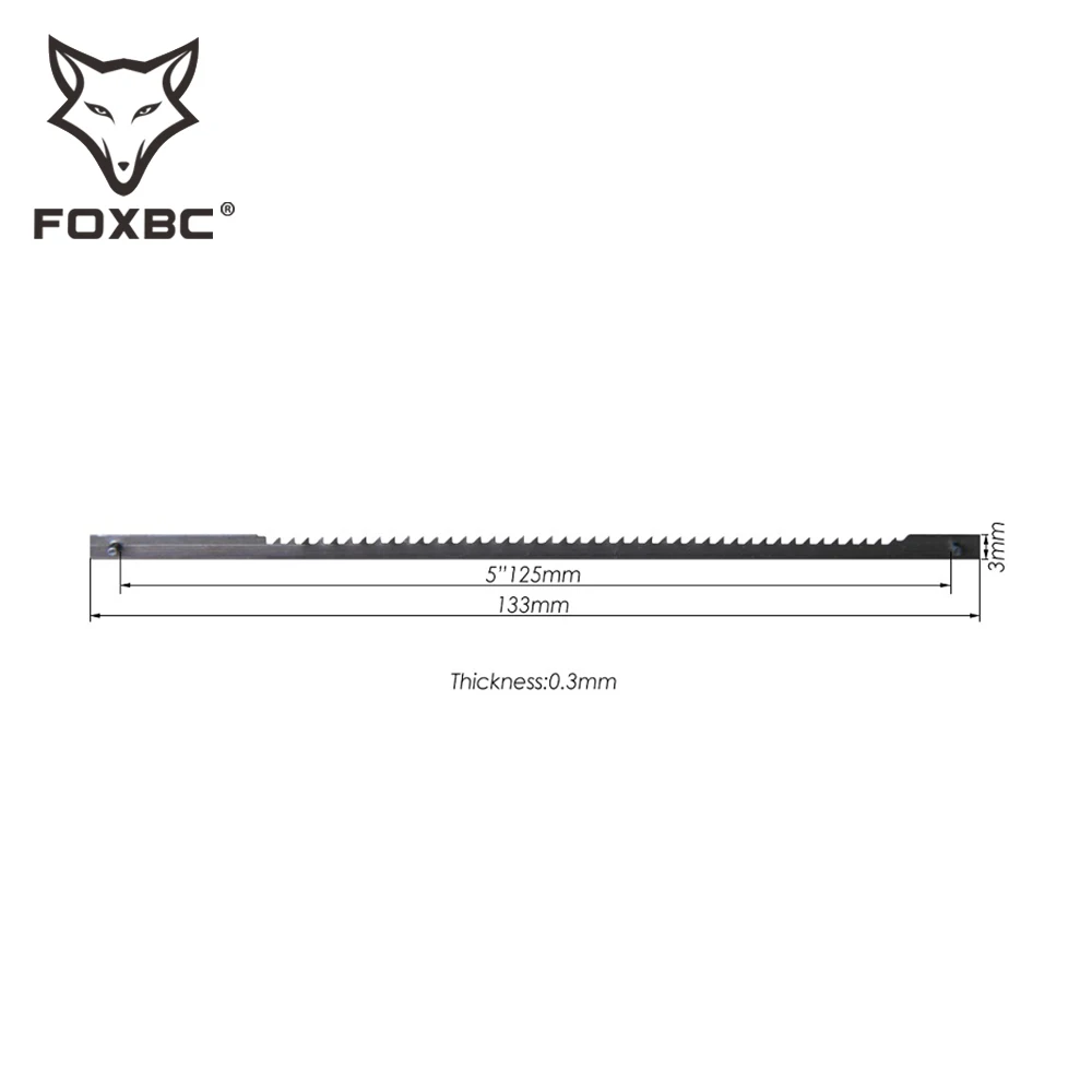 FOXBC 48 шт. 135 мм пильные полотна прокрутки 10/15/18/24 TPI для Dewalt, Delta, Craftsman 15 дюймов. И 16 дюймов. Прокручивающаяся пила