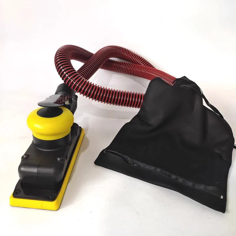 Canghe 70x198 Dustless Random Orbital Polisher 2.5 Air Pneumatic Sanding Machine 198 Eccentric Square Sander Pneumatic Sanders