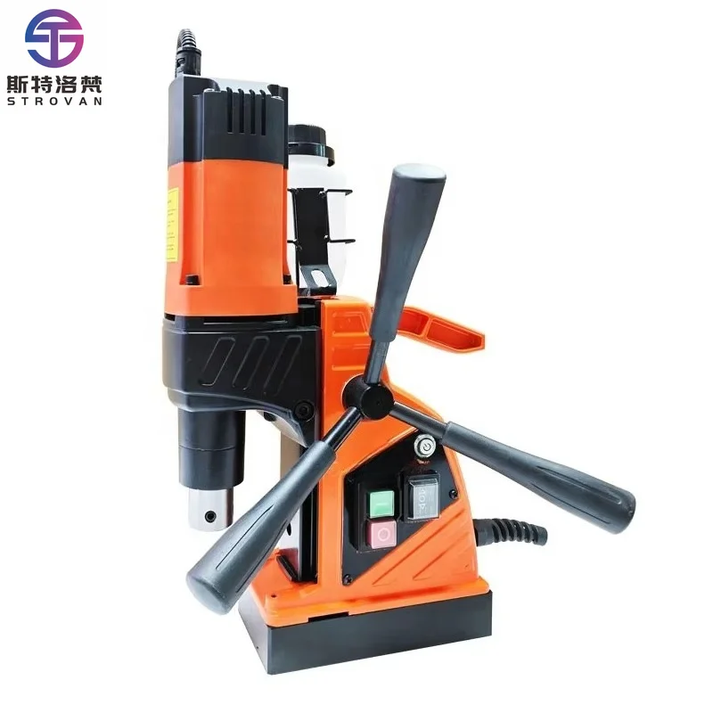 MW-4000RC 110V/220V Industrial Grade Portable Bench Drill Multifunctional Magnetic Seat Iron Suction Core Electric Power