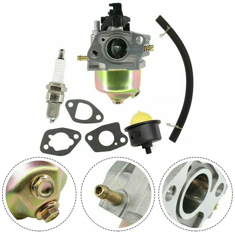 Imagem -05 - Lawn Mower Garden Tool Kit Carburador Spark Plug Primer da Bomba Junta Mangueira para Junta Gc-pm 46 s Gc-pm 51 s hw Hbm 46 r