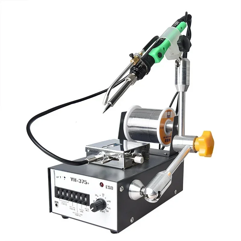Cheap And Fine Hot SalesAutomatic Soldering Machine 375C Circuit Board Lamp Wick Welding Pedal Handle Tin Soldering Machine