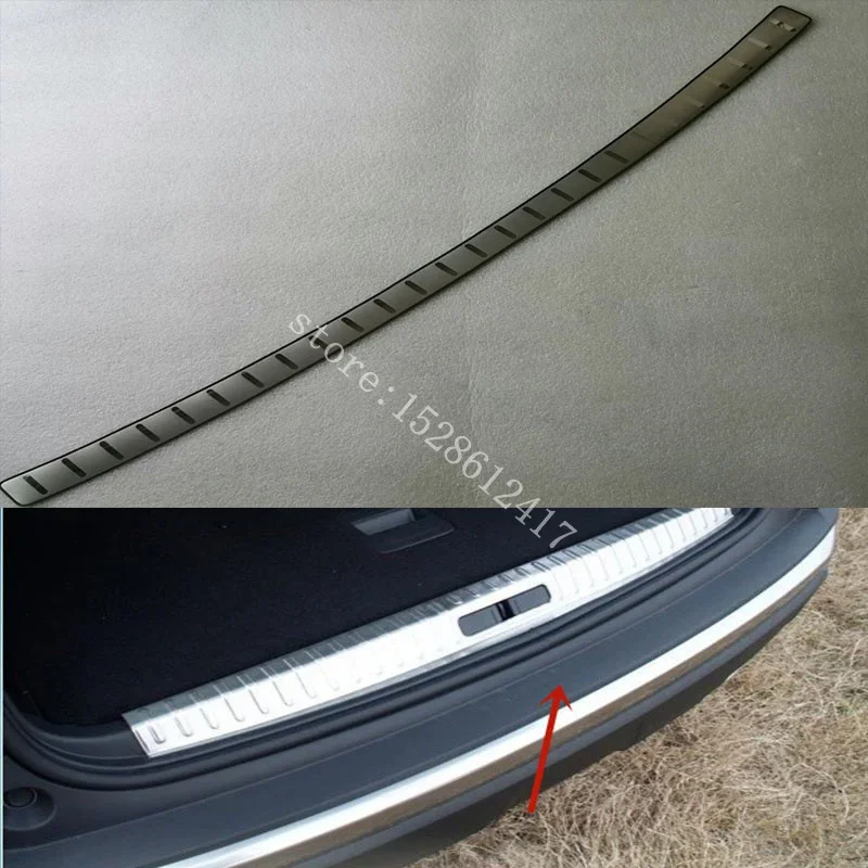 for Peugeot 3008 2016 2017-2019 Car Accessories stainless steel Rear Bumper Protector Sill Trunk Rear guard Tread Plate