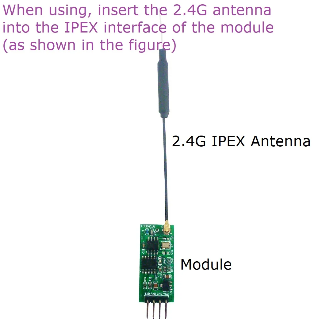 2.4G Multifunction Interface Wireless Transceiver TTL RS232 RS485 TYPE-C USB  for Arduino NodeMCU ESP8266  ESP32 Modbus RTU