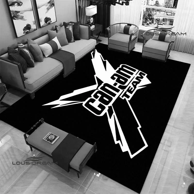 Can-AM motorcycle logo printed carpet Living room bedroom non -slip carpet Yoga mat Outdoor carpet kawaii rug birthday gift