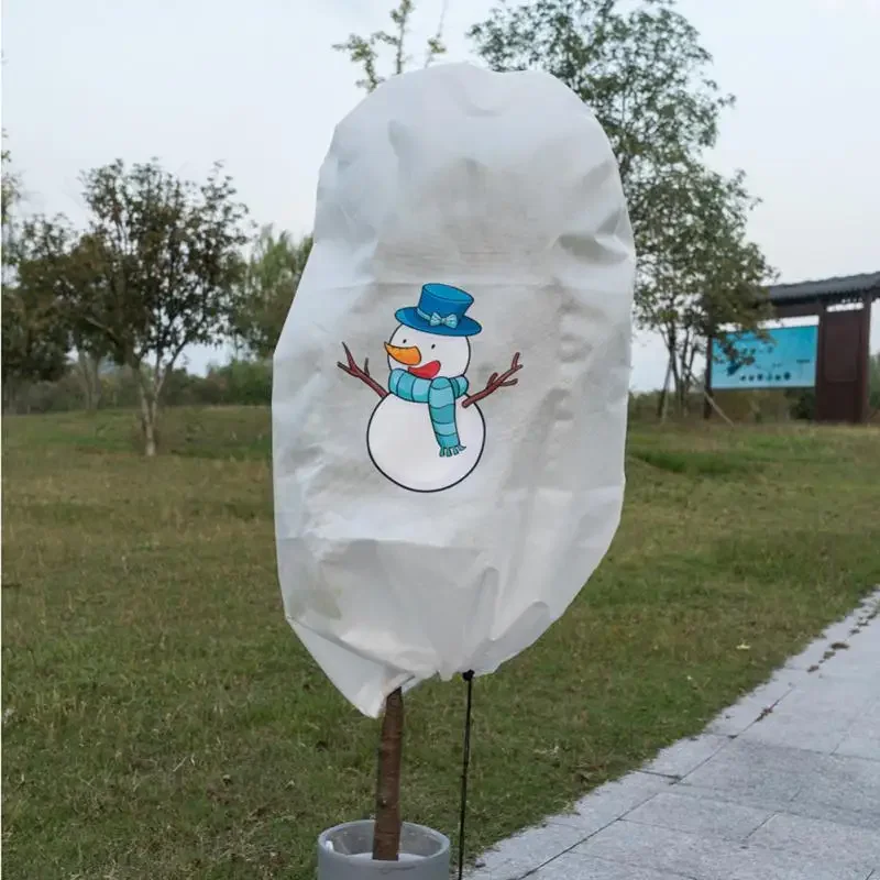 1PCS Christmas Winter Warm Cover Tree Shrub Plant Protecting Bag Frost Protection For Yard Garden Plants Small Tree Against