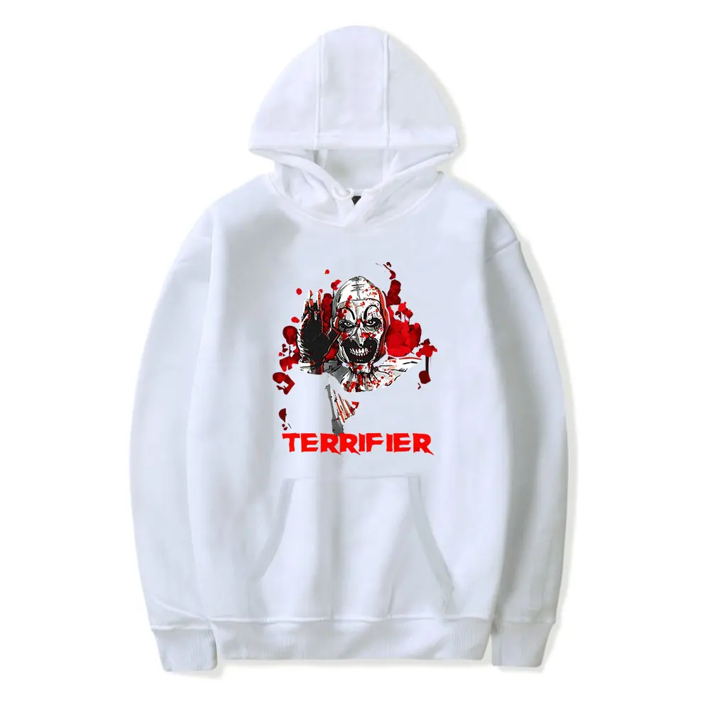 Terrifier Art the Clown Hoodies Merch Women Men Fashion Casual Long Sleeve Sweatshirts Pullover Sweatshirt