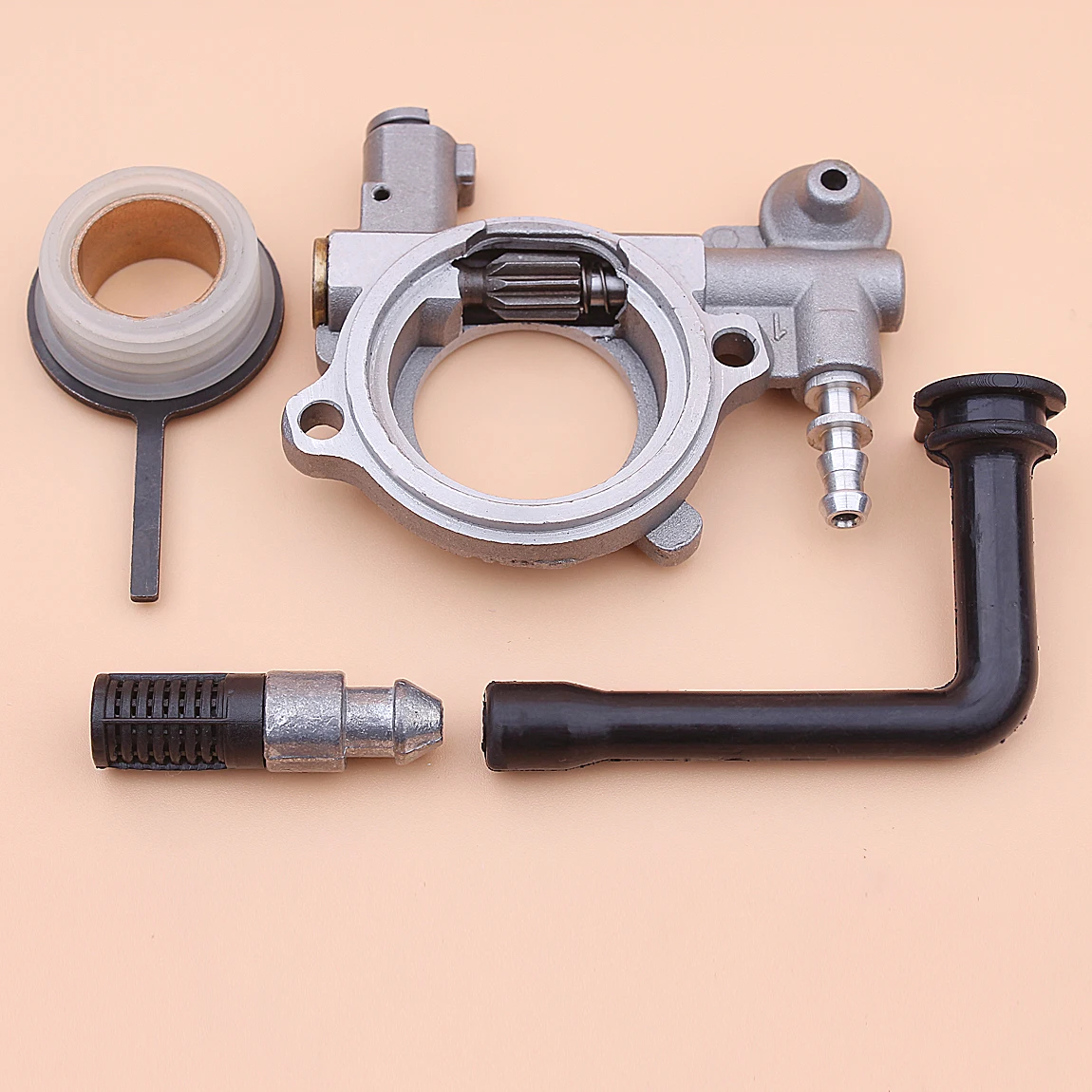 Oil Pump Line Filter Worm Gear Kit For Stihl MS260 MS240 Chainsaw Replacement Parts 11210071043 motosierra gasolina