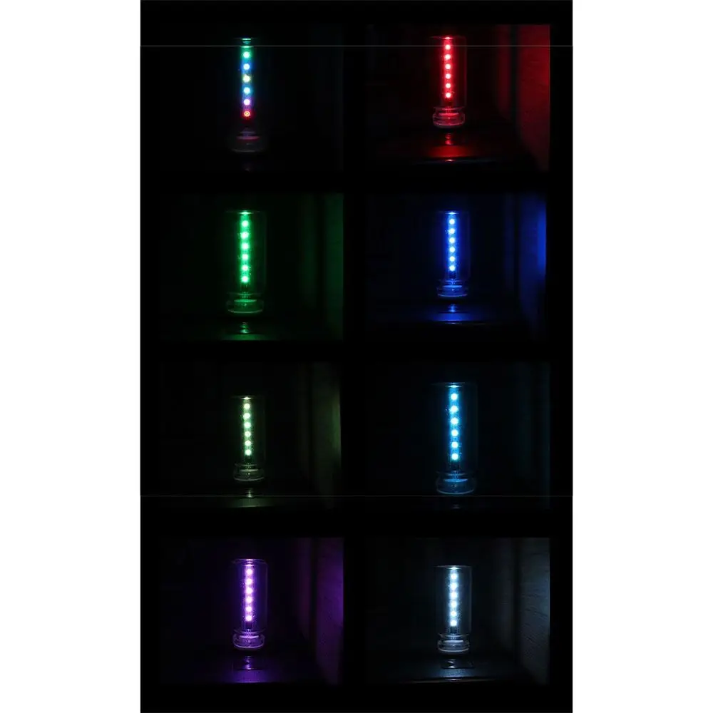 Clear/Frosted Glass USB Night Light Adjustable Brightness Touch Control Car Atmosphere Lamp Dimmable DC5V