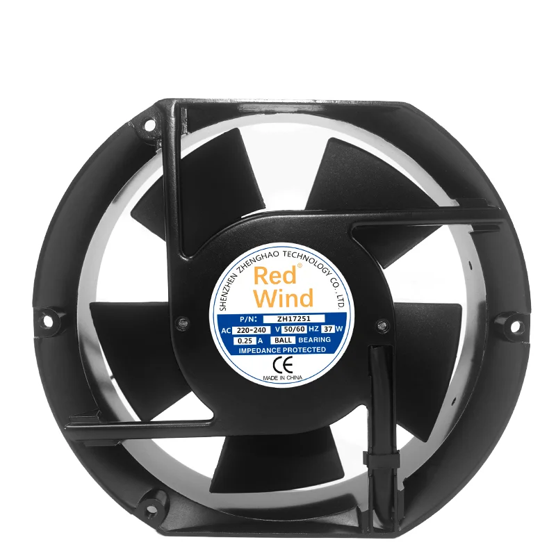 AC 220-240V AC Axial Fan Motor 37W 0.25A with Ball Bearing and Impedance Protection for DIY Cooling Exhaust Projects