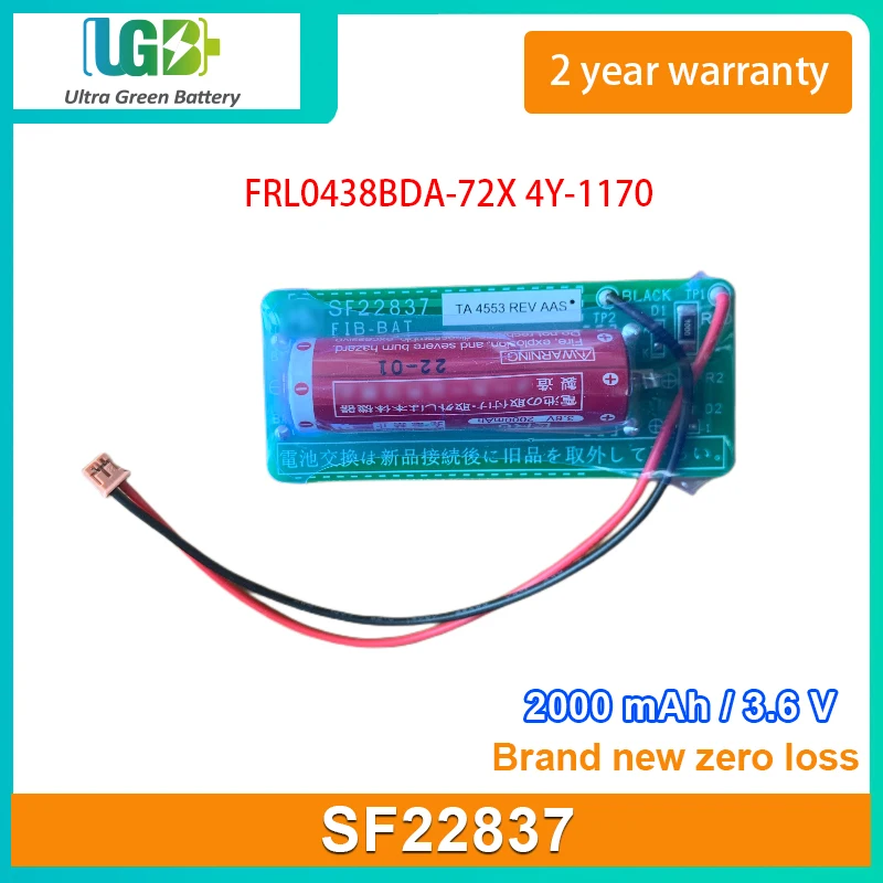 

UGB New battery For MAXELL ER6 SF22837 Tokico FRL0438BDA-72X 4Y-1170 battery 3.6V 2000mAh