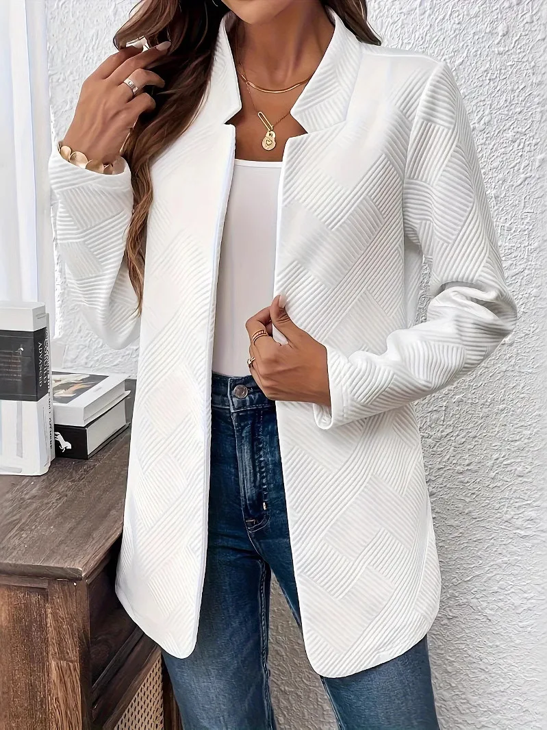 Casual Women's Stand Collar ket Suit Jaet Faionable Leisure Sle Ladies' Coat Summer Collection Chinese Manufacturer