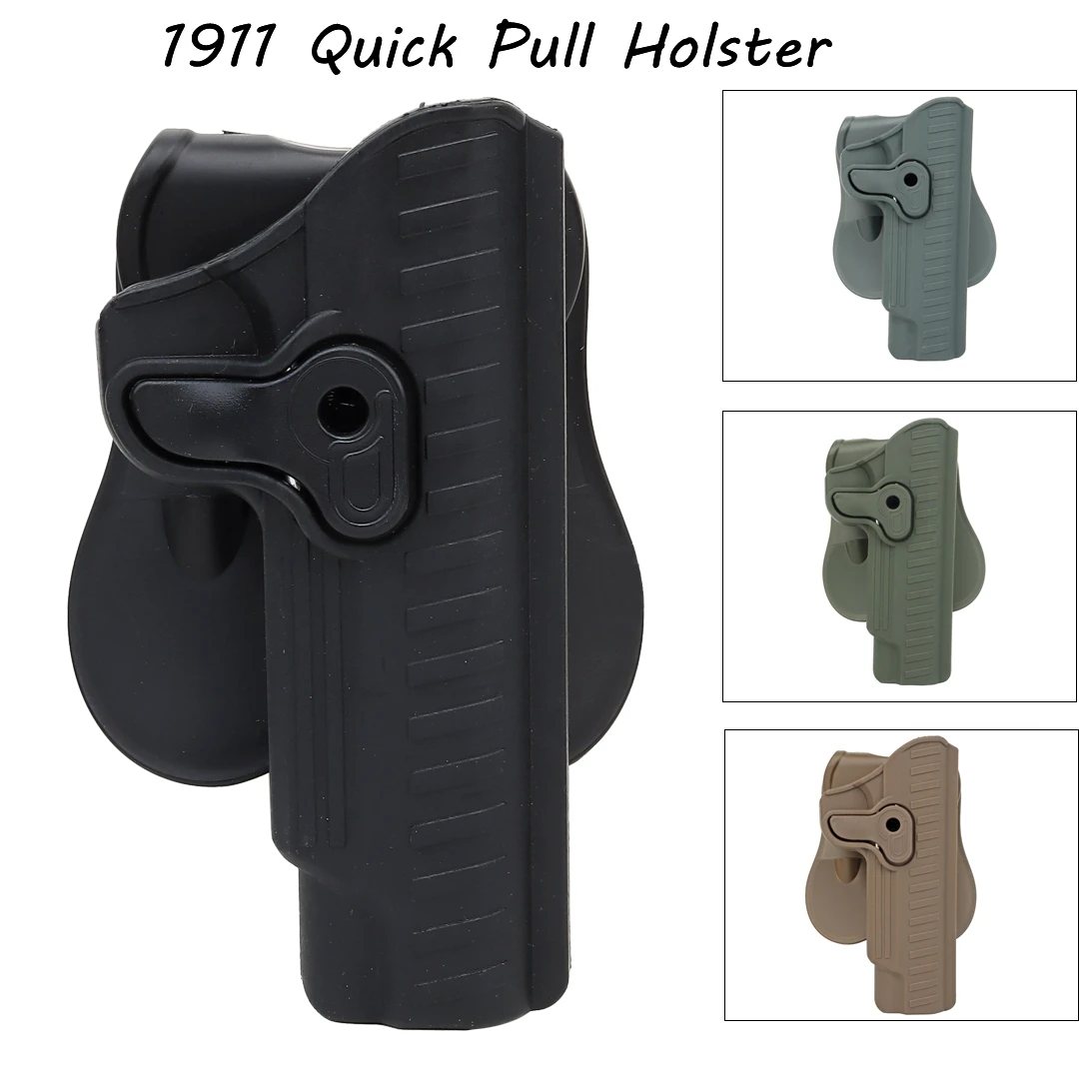 Étui pour pistolet tactique droit 1911, pour STI 2011 série Hi-Capa Tokyo Marui WE KWA KJW Colt 1911, étui pour pistolet de chasse