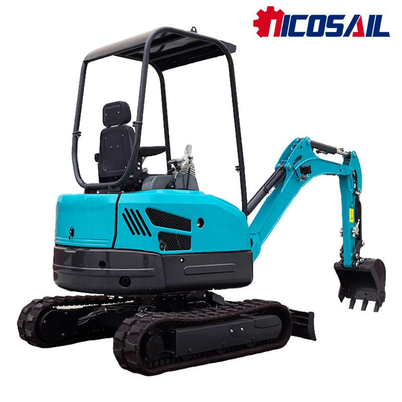 

OKW22 small excavator 2.2 tons 2 tons compact hydraulic excavator zero tail swing crawler excavator