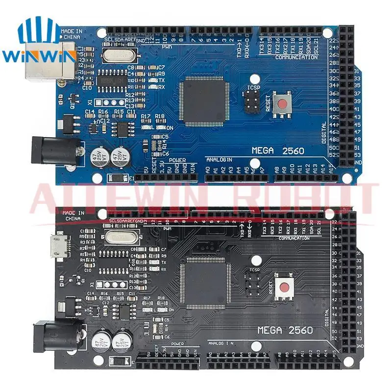 MEGA 2560 PRO Embed CH340G/ATMEGA2560-16AU Chip with male pinheaders Compatible for Arduino Mega2560