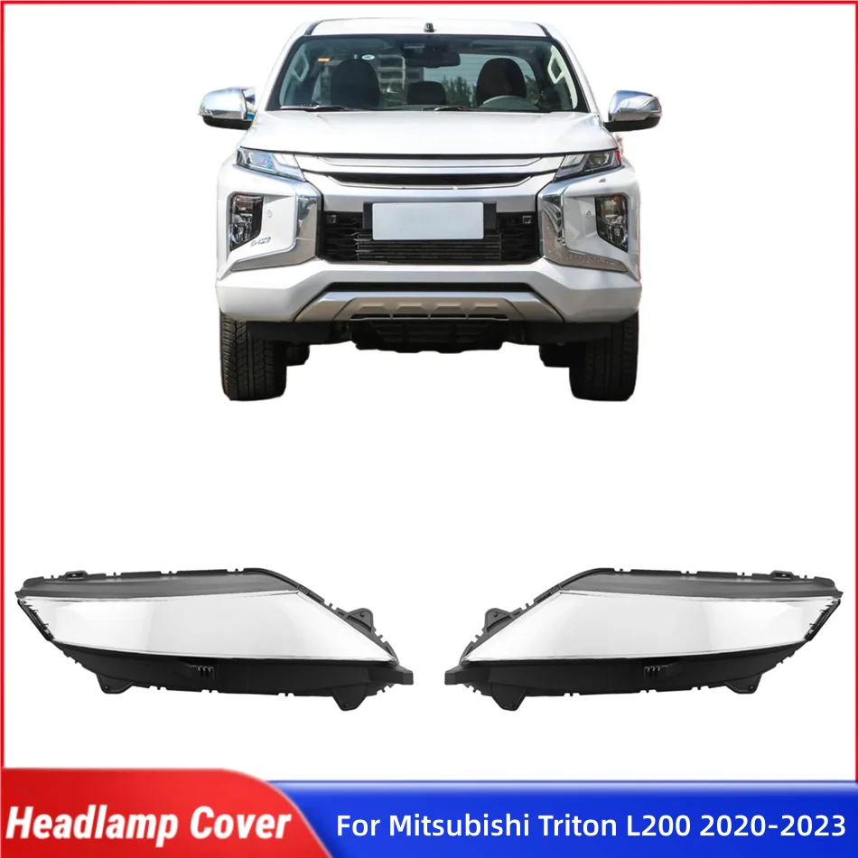 

Для Mitsubishi Triton L200 2020 2021 2021 2022 2023, крышка объектива передней фары автомобиля, пылезащитный чехол для фар, стеклянный корпус лампы