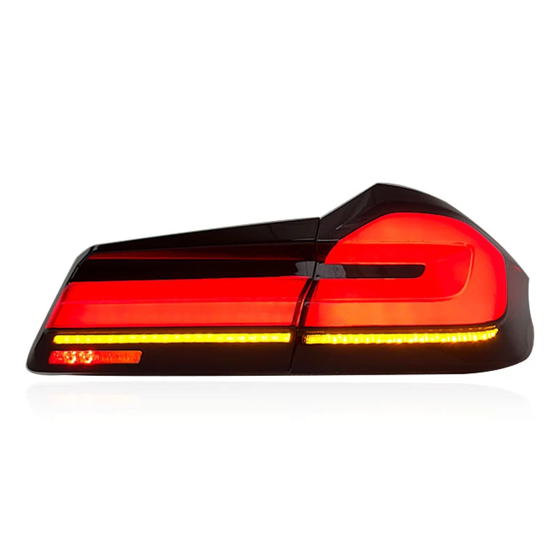 Suitable for BNW 5 Series G38 taillight assembly 18-20 G30 retrofit 21 new smoked black LED taillight assembly