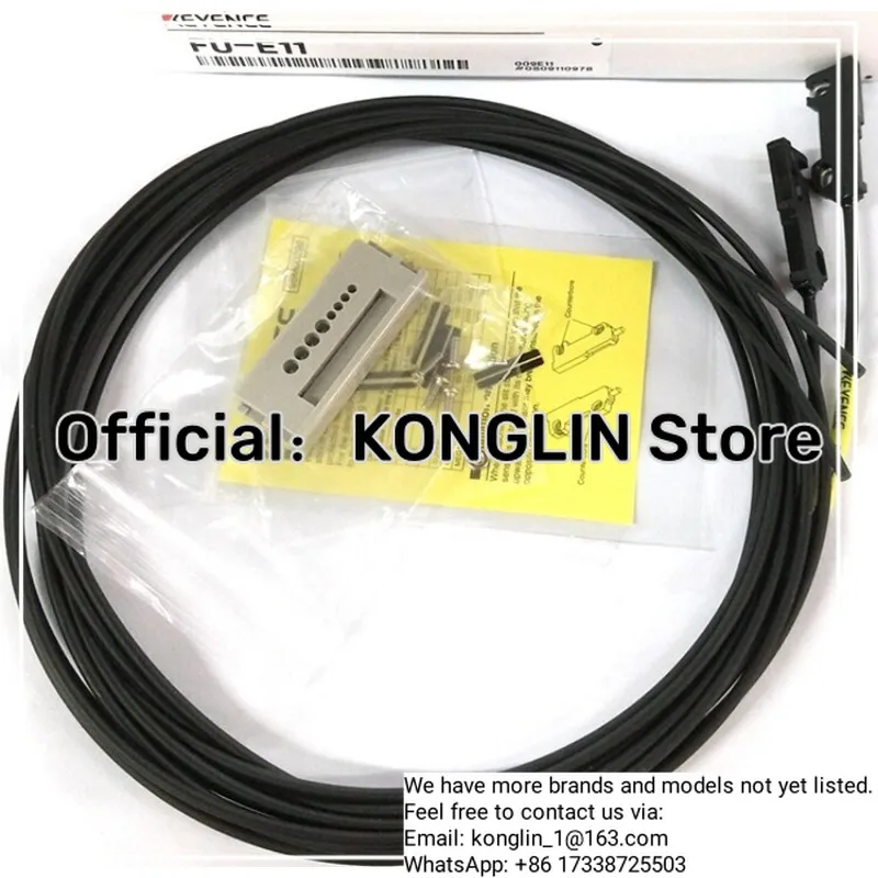 

【Свяжитесь с нами для дополнительных моделей】 1 шт. оптоволоконный датчик Keyence FU-E11, новый FUE11