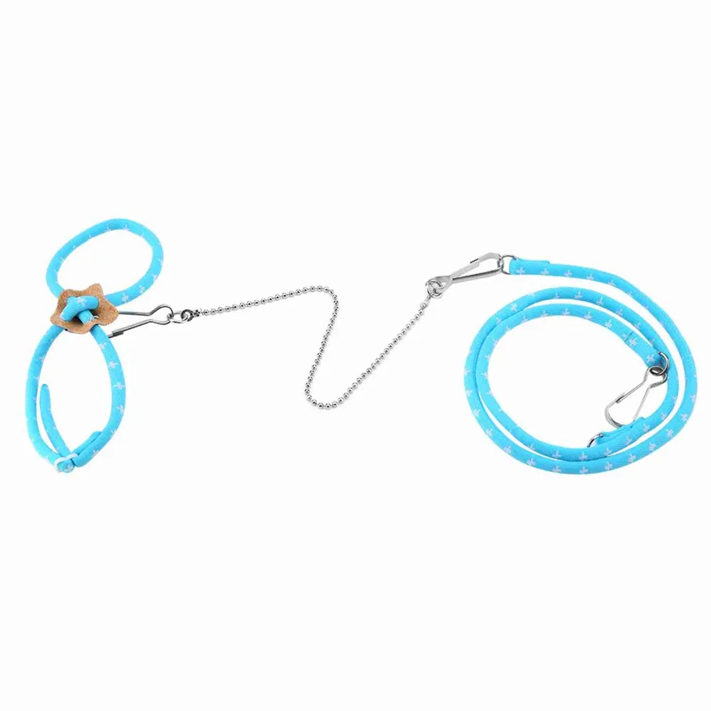 Comfortable Cotton Pet Harness Adjustable Knot Ultra-Soft Training Leash Bell Attachment Durable Adjustable Harness Pet Safety