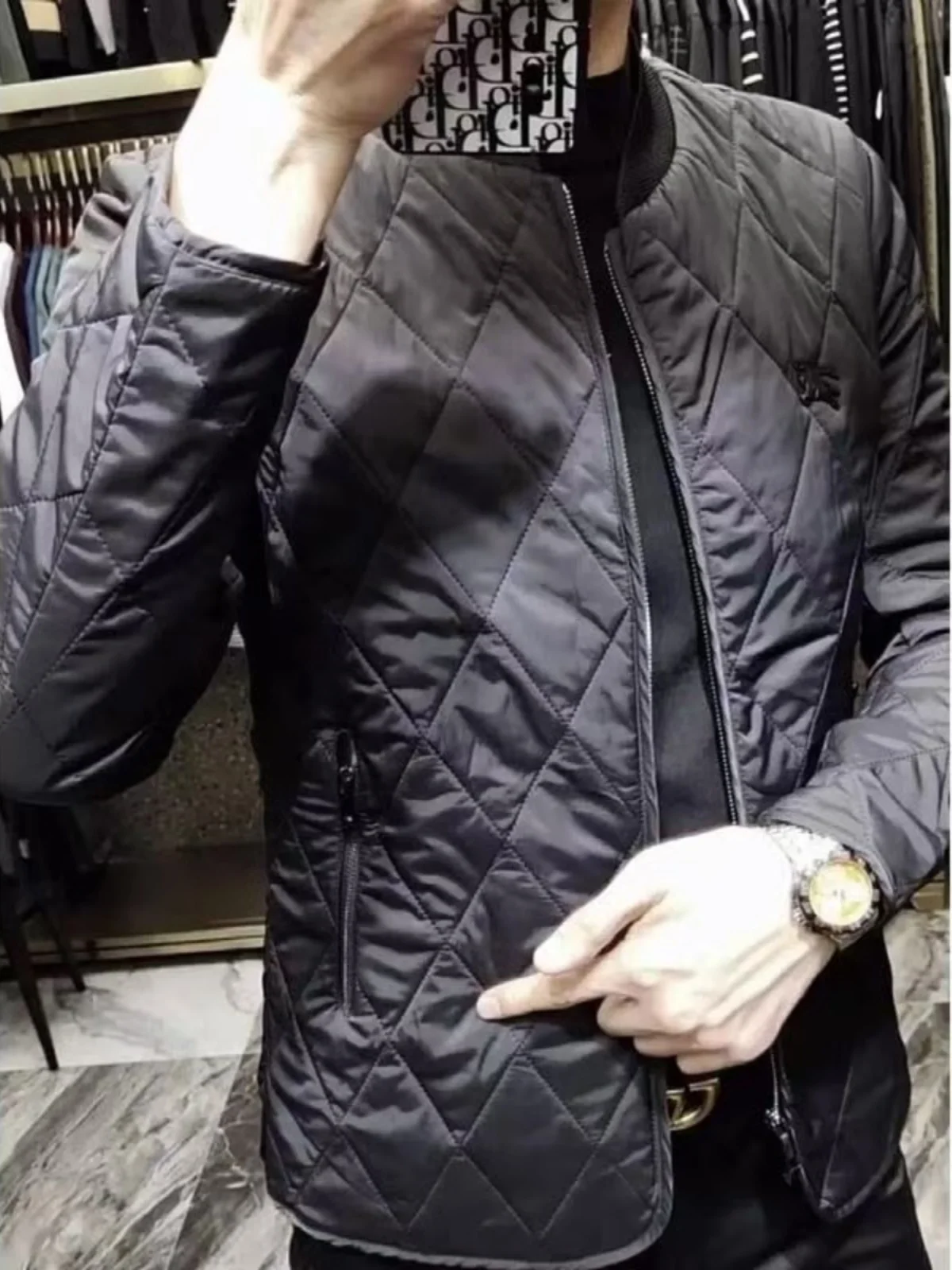 

Мужская легкая хлопковая куртка 2024: Новинка зимы, теплая, повседневная, приталенная, стильная, удобная, в ретро-стиле, трендовая